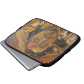 Der verzweifelte Mann Laptopschutzhülle (Vorne Knopf)