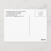 Der verzweifelte Mann von Gustave Corbet Postkarte (Rückseite)