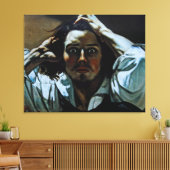 Der verzweifelte Mann von Gustave Courbet Leinwanddruck (Insitu (Wohnzimmer))