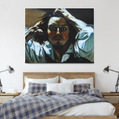 Der verzweifelte Mann von Gustave Courbet Leinwanddruck (Insitu (Schlafzimmer))