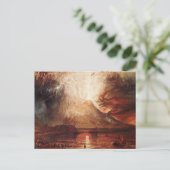 Der Vesuv in Eruption von J.M.W. Turner Postkarte (Stehend Vorderseite)