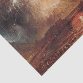 Der Vesuv in Eruption von J.M.W. Turner Seidenpapier (Ausschnitt)