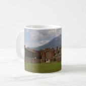 Der Vesuv, Pompeji Kaffeetasse (Vorderseite Links)