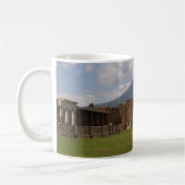 Der Vesuv, Pompeji Kaffeetasse (Links)
