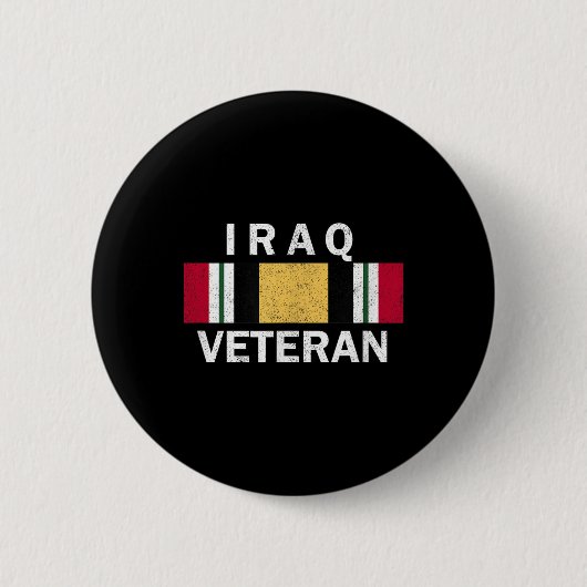 Der Veteran des Irak-Krieges, Ribbon, erschütterte Button (Vorderseite)