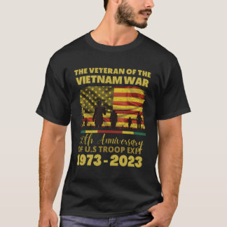 Der Veteran des Vietnamkriegs 50. Jahrestag T-Shirt
