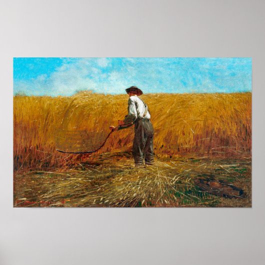 Der Veteran in einem neuen Feld | Winslow Homer | Poster (Vorne)