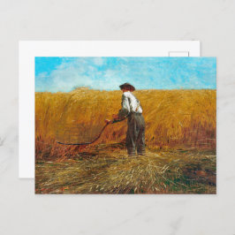 Der Veteran in einem neuen Feld | Winslow Homer | Postkarte