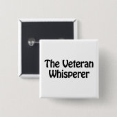 der Veteran Whisperer Button (Vorne & Hinten)