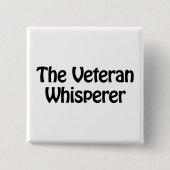 der Veteran Whisperer Button (Vorderseite)