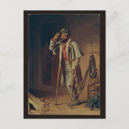 Der Veteran, Wood - Afroamerikaner des Zivilen Kri Postkarte