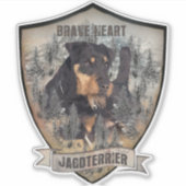 Der vielseitige Jagdhund Aufkleber (Vorderseite)
