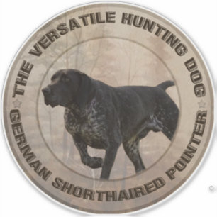 Der vielseitige Jagdhund-Aufkleber Aufkleber