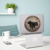 Der vielseitige Jagdhundebüt Aufkleber (Laptop auf Schreibtisch)