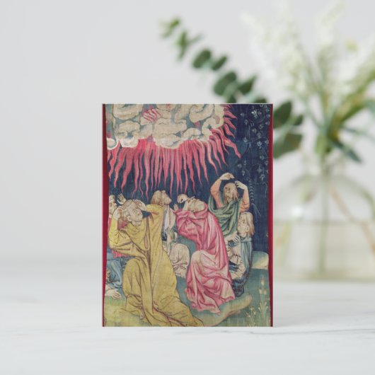 Der Vierte Engel goss seinen Bowl aus Postkarte (Stehend Vorderseite)