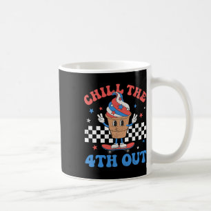 Der vierte Retro Patriotic Ice Cream Vierte Ju Kaffeetasse