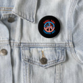 Der vierte vierte 4. Juli Patriotische Unabhängigk Button (Beispiel)