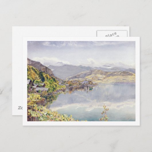 Der Vierwaldstättersee, Pilatus im Hintergrund Postkarte (Vorne/Hinten)