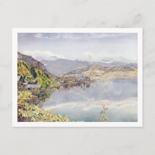 Der Vierwaldstättersee, Pilatus im Hintergrund Postkarte (Vorderseite)