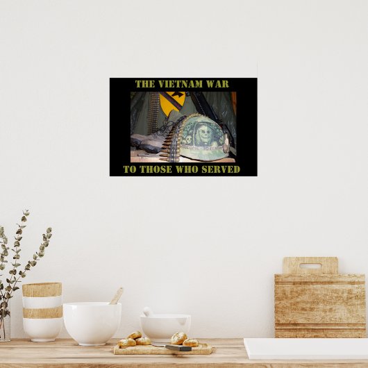 DER VIETNAMKRIEG POSTER (Küche)