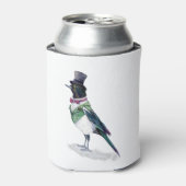 Der Viktorianische Magpie-Vogel Dosenkühler (Kanne Vorderseite)