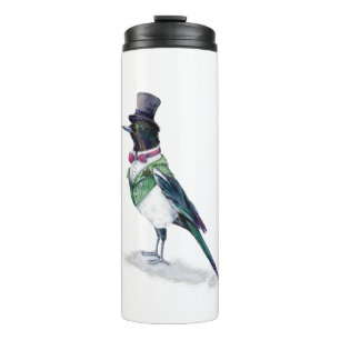 Der Viktorianische Magpie-Vogel Thermosbecher