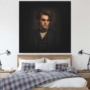 Der viktorianische Mann Leinwanddruck