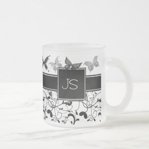 Der viktorianische Schmetterling blühen Mattglastasse