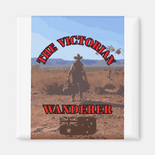 Der Viktorianische Wanderer Magnet (Vorne)