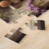 Der Vintage-Blumenschmetterlingsgarten Puzzle (Seite)