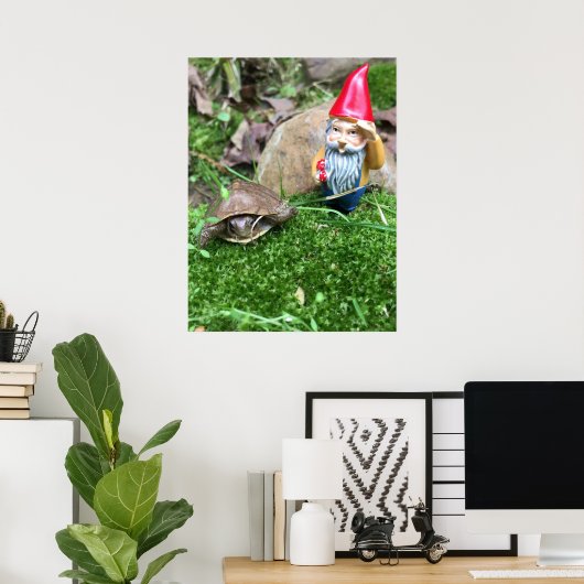 Der Vintage Garten Poster (Heimbüro)