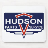 Der Vintage Hudson zerteilt Zeichen Mousepad (Vorne)