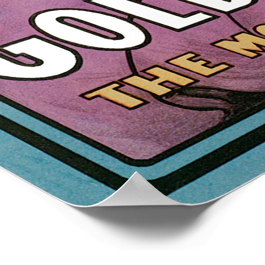 Der Vintage Kellar-Schmetterling Poster (Ecke)