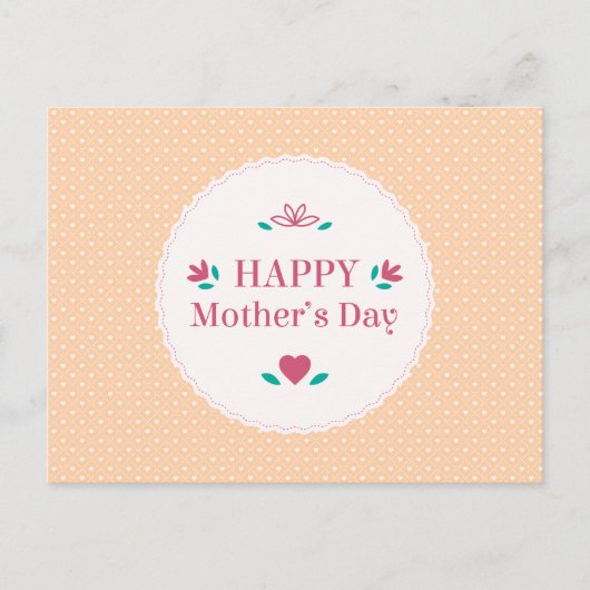 Der Vintage Muttertag | Postkarte (Vorderseite)