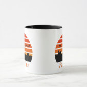 Der Vintage palästinensische Sonnenuntergang Tasse (Zentrum)