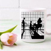 Der Vintage Pianist Kaffeetasse