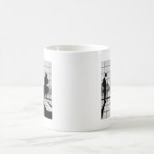 Der Vintage Pianist Kaffeetasse (Mittel)