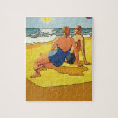 Der Vintage Strand Puzzle (Vertikal)