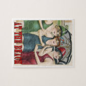 Der Vintage Strand Puzzle (Horizontal)