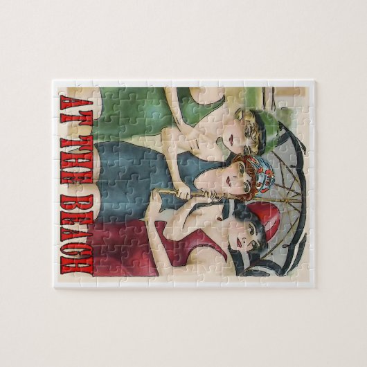 Der Vintage Strand Puzzle (Horizontal)