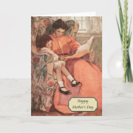 Der Vintage Tag der Mutter durch Jessie Willcox Karte