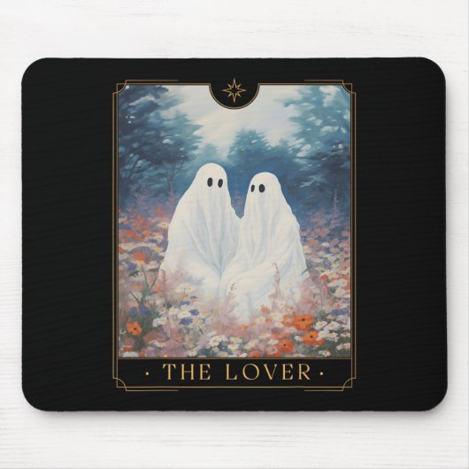 Der Vintage Tarot-Card-Astrologie-Geist Coup Mousepad (Vorne)