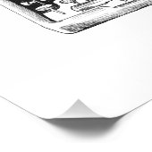 Der Vintage Typwriter Fotodruck (Ecke)
