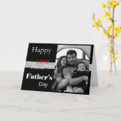 Der Vintage Vatertag - besonders angefertigt Karte (Gelbe Blume)