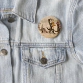 Der Vintage viktorianische Tag Button (Beispiel)