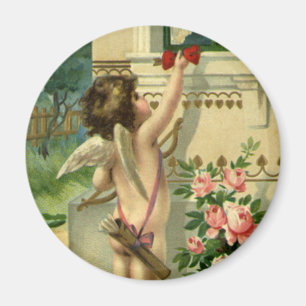 Der Vintage viktorianische Tag des Valentines, Magnet