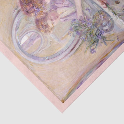 Der Violet Kimono, Dekoupage Seidenpapier (Ausschnitt)