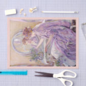 Der Violet Kimono, Dekoupage Seidenpapier (Handwerk)