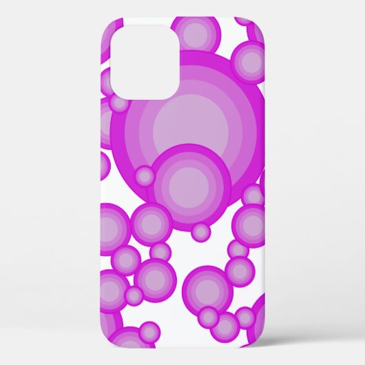 Der Violet-Styling-Kreis der 70er Jahre Case-Mate iPhone Hülle (Rückseite)