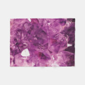 Der Violetkristall Fleecedecke (Vorderseite (Horizontal))